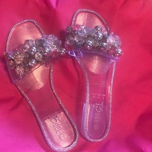 Clear Embellished Slides